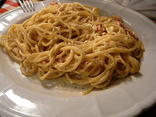 Pasta carbonara